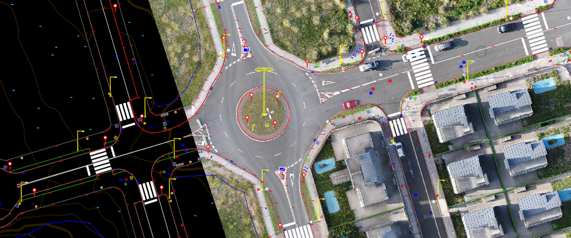 plano obtenido a partir de un vuelo fotogrametrico hecho con dron