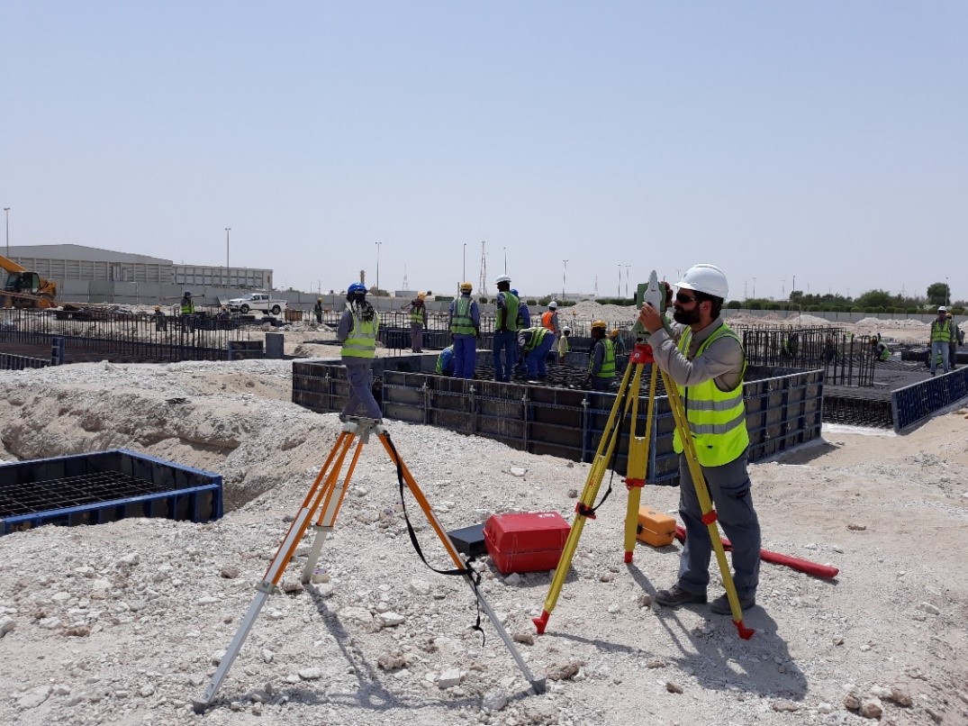 topografia para asistencia tecnica de obra en abu dhabi