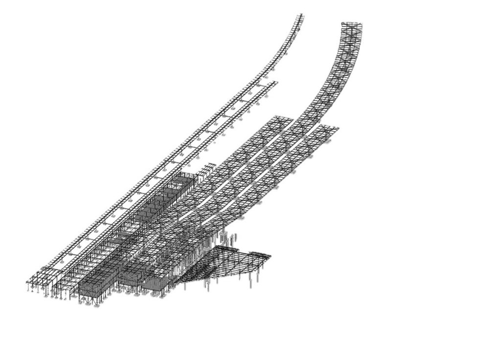 Estructura de la estación Valencia Joaquín Sorolla